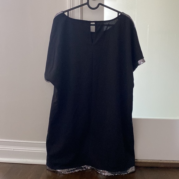 Lily Morgan Black Shirt with Sparkle Detailing - Picture 6 of 6